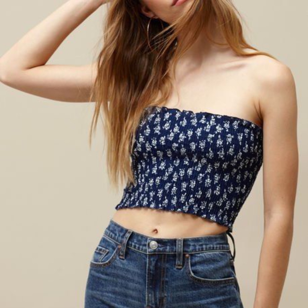 LA Hearts Smocked Tube Top